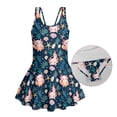 thumbnail image 4 of Uorisanigo Girls Swimsuit One Piece Cute Axolot Swimming Sleeveless Bathing Suit Swimwear with Skirt Beach Swim Dress Summer Vacation, Size 3-4, 4 of 6