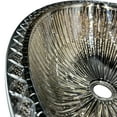 thumbnail image 5 of Olive 22" Silver Tempered Glass Oval Bathroom Vessel Sink in Silver, 5 of 8
