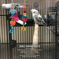 thumbnail image 4 of Parrots Swing Toys, Colorful Bird Toy Set Bite   For Cockatiel For Conure, 4 of 8