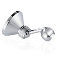 thumbnail image 1 of Soporte para cabezal de ducha de mano para compatibilidad universal, construcción de latón macizo con giro ajustable de 360°, acabado cromado para resistencia al óxido y estilo, fácil instalación,, 1 of 5