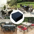 thumbnail image 5 of Square Black Furniture Cover, Patio Table Cover Dust-Proof Table Cover with Heavy Duty Fabric for Full Coverage Protection, Suitable for Patio Garden Indoor Use, 5 of 5