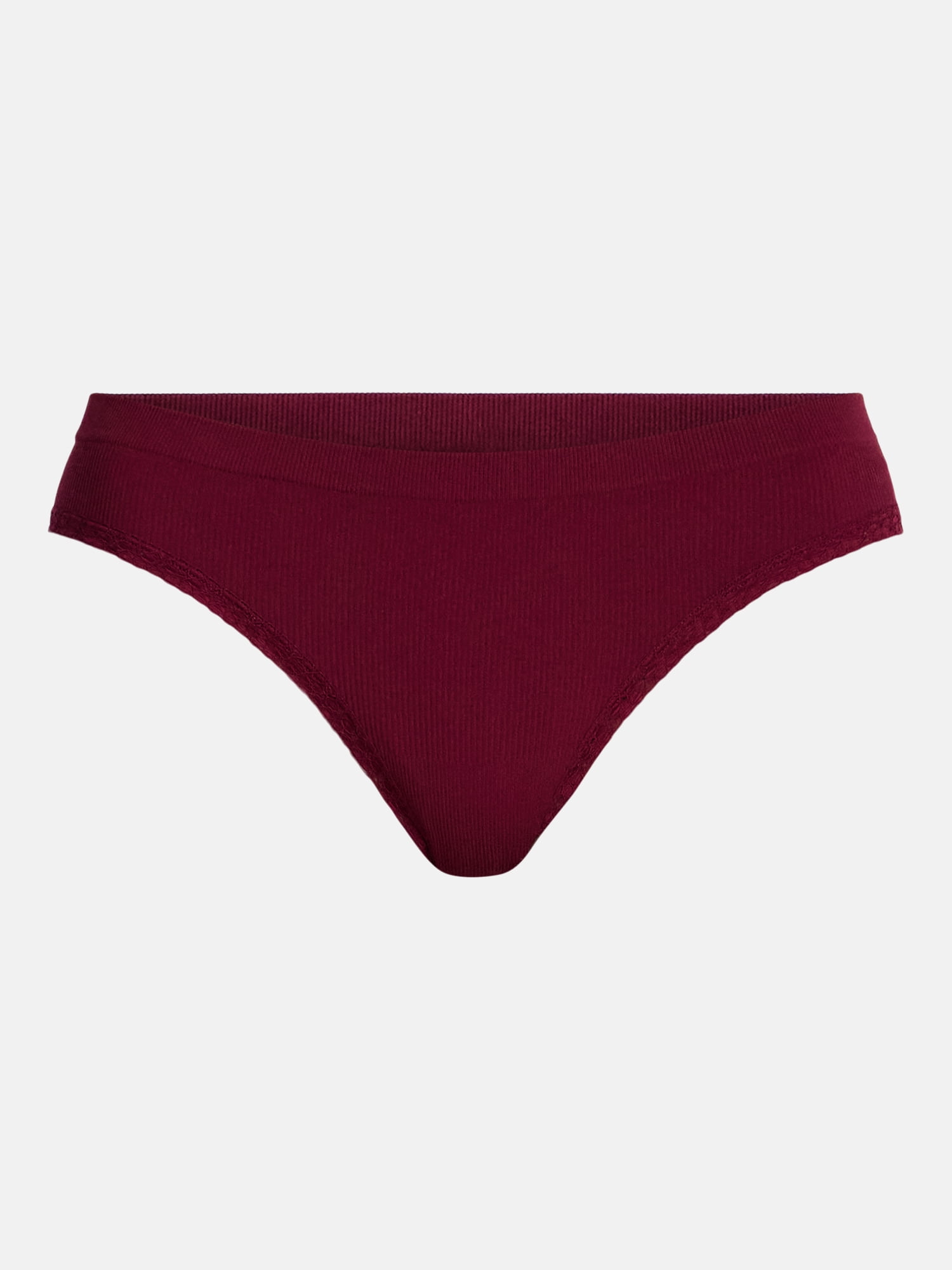 No Boundaries Seamless Thong Panties, 3 Pack, Women's XS-XXXL