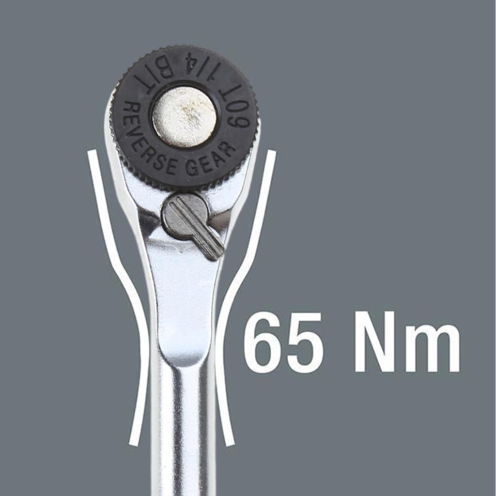 CEORPER Multifunction 1/4inch Mini Ratchet Set Screwdriver Bit Socket Small Ratcheting Wrench Extension Bit Holder Wrench