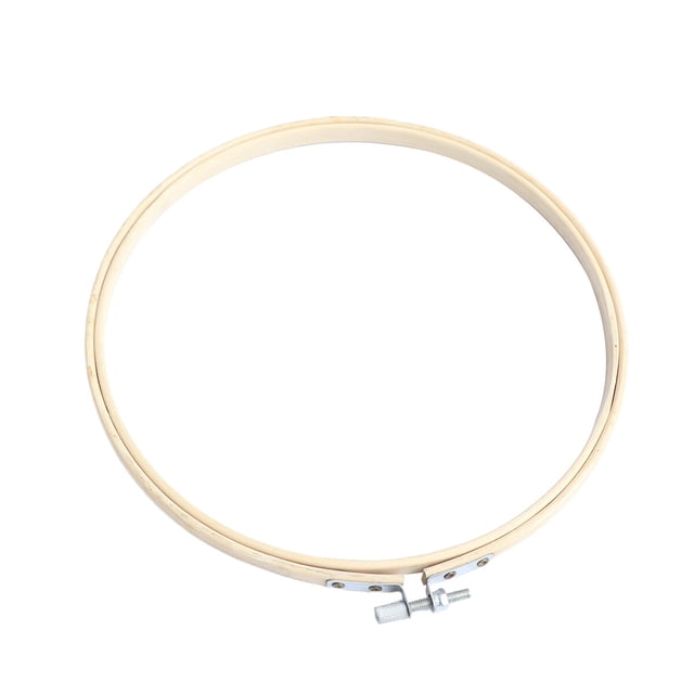 CIMAXIC 1PC 20cm Bamboo Embroidery Circle Frame DIY Craft Cross Stitch Chinese Traditional Sewing Manual Tool,8.07"X8.07"X0.39"