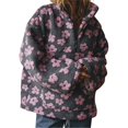 thumbnail image 3 of Sudadera de Mujer de Felpa Suave con Estampado Floral, de Cremallera, Estilo Suéter, Cómoda y Suave, Ideal para Otoño Rosa M, 3 of 9