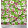 thumbnail image 1 of Soimoi Polyester Crepe Fabric Cosmos Floral Print Fabric by The Yard 52 Inch Wide, 1 of 3