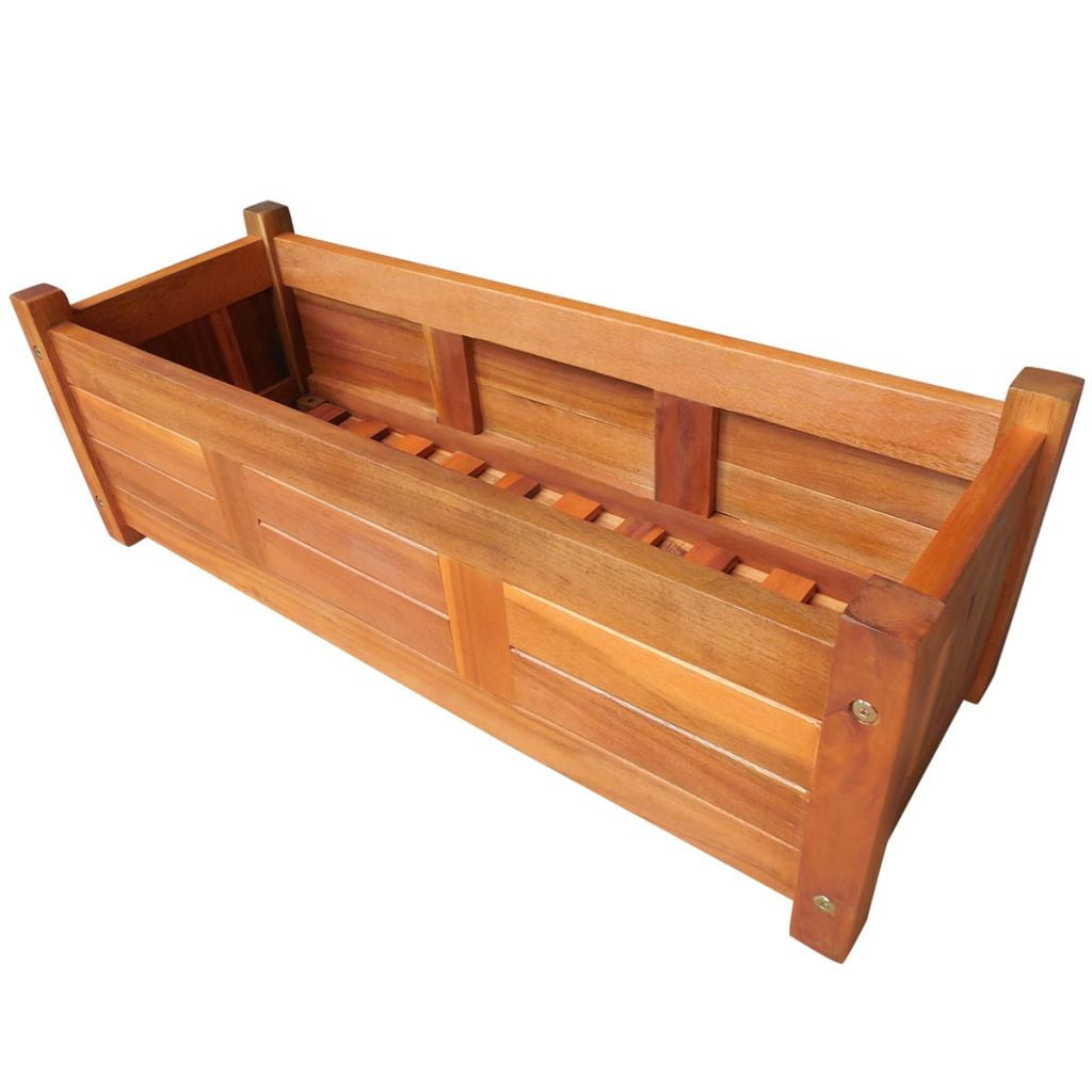 Outdoor Raised Garden Bed, Wood Garden Planter, Patio Elevated Planter Box Outdoor Raised Garden Bed, Wood Garden Planter, Patio Elevated Planter Box