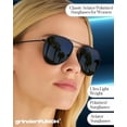 thumbnail image 2 of Grinderpunch Classic Aviator Sunglasses for Men Women Driving Sun Glasses Polarized UV400 Protection, 2 of 7