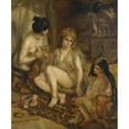 thumbnail image 2 of Pierre-Auguste Renoir 20x23 Gold Ornate Framed and Double Matted Museum Art Print Titled - Parisian in Algerian Costume Gold Harem, 2 of 4