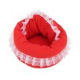 thumbnail image 1 of Lit pour Animaux de Compagnie, Conception en Dentelle Lit Douillet Confortable pour Cobayes, 1 of 8