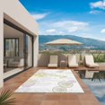 thumbnail image 3 of Coastal Outdoor Rug for Patio/Deck/Porch, Non-Slip Large Area Rug 3 x 5 Ft, Yellow-green Ocean Coral Starfish Jellyfish Indoor Outdoor Rugs Washable Area Rugs, Reversible Camping Rug Carpet Runner, 3 of 8