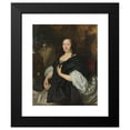 thumbnail image 2 of Abraham Lambertsz. van den Tempel 15x18 Black Modern Framed Museum Art Print Titled - Portrait of Catharina Van Der Voort (1667), 2 of 5