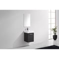 thumbnail image 5 of Kubebath Bliss 16" Gray Oak Wall Mount Modern Bathroom Vanity, 5 of 6