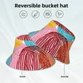 thumbnail image 4 of Kdxio Reflective Bucket Hat - Colorful Wool Balls Print Bucket Hat for Men,Women, 4 of 9