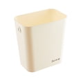 thumbnail image 2 of TopLLC Garbage Can, Trash Can, Kitchen Trash Can Rectangular Open Top Waste Bin Suitable For Home Bathroom Kitchen Bedroom Office Waste Bin Modern Design Plastic Waste Bin rubbish bin, 2 of 7