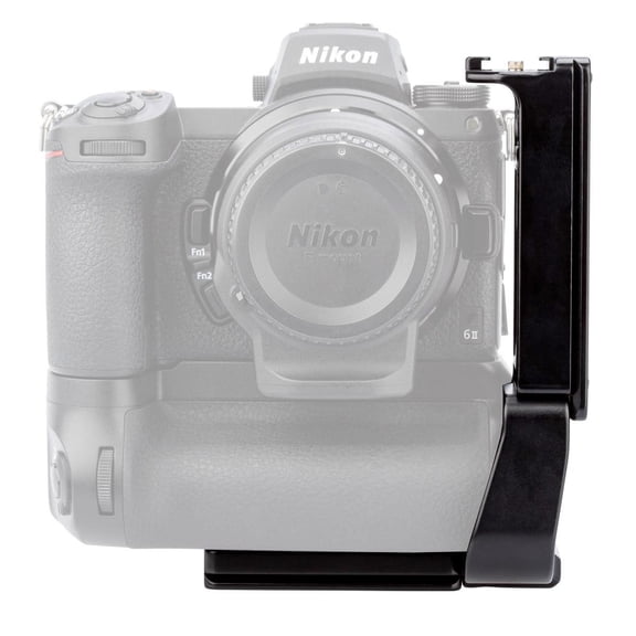 ProMediaGear L-Bracket for Nikon Z6 II/Z7 II with MB-N11 Battery Grip, QD Strap