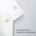 thumbnail image 3 of Binder Clips Paper Memo Clips 100Pcs Cute Paper Clips Push Pins Metal Paper Clamps For Office Stationery, 3 of 8