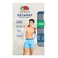 thumbnail image 4 of Fruit of the Loom Men's Getaway Collection Boxer Briefs, 3-Pack, 4 of 14