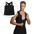 thumbnail image 1 of Chaleco para hombre Neopreno Entrenador de cintura Tanque Chaleco ponderado Recortador de cintura Sauna S Hugo Fitness Chaleco de sauna de fitness, 1 of 10
