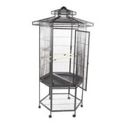 A&E Cage HEX2727 Platinum Hexagonal Cage with 27 Panels