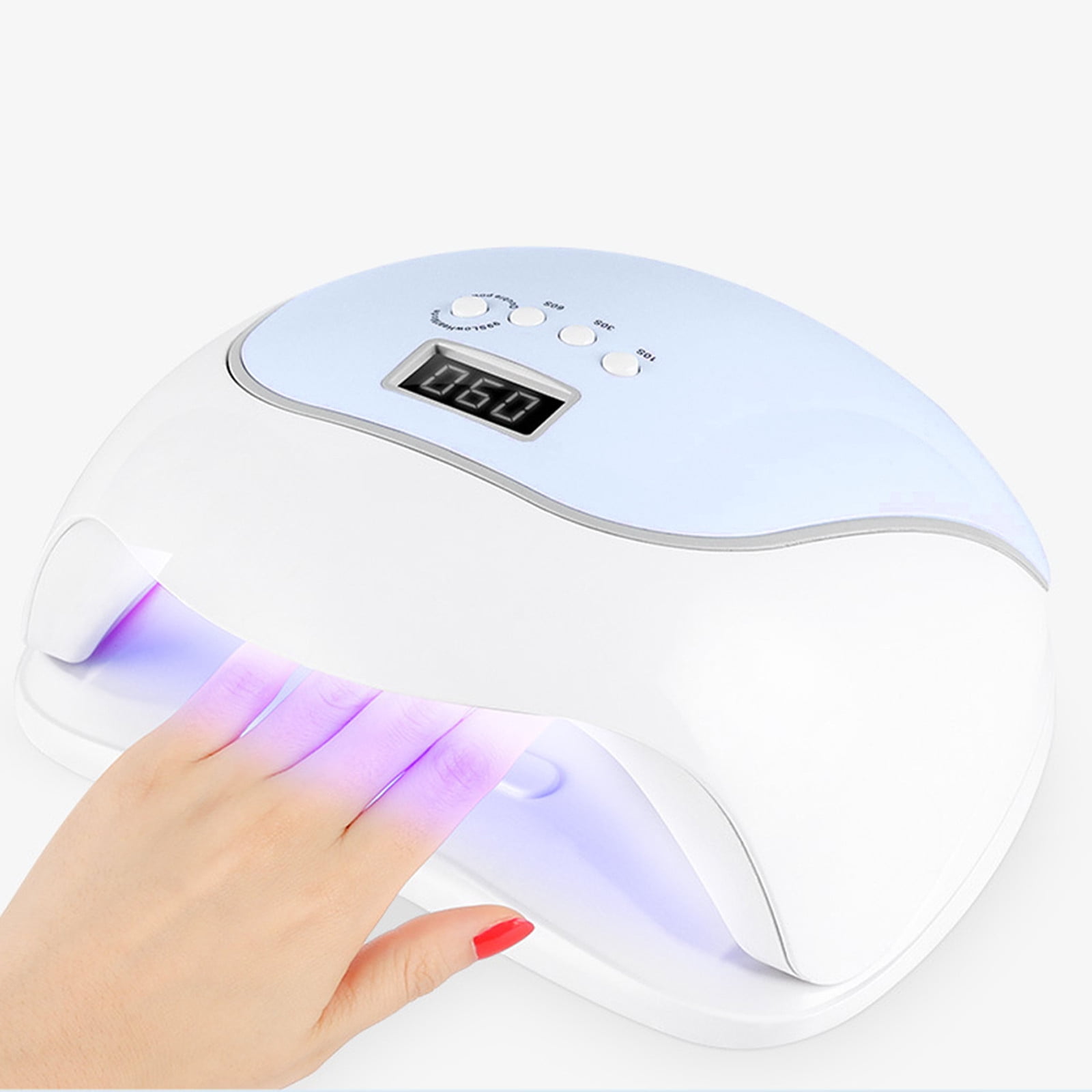 120W UV LED Nail Lamp, Professional Nail Dryer Gel Polish Light, UV Nail Light with Timer Settings, Nail Polish Curing Gel LED Dryer with Automatic Sensor