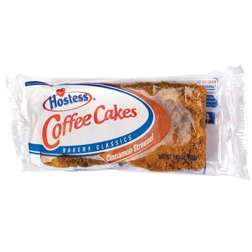 Hostess Cinnamon Streusel Coffee Cake, 2.89 Ounce -- 48 per case.