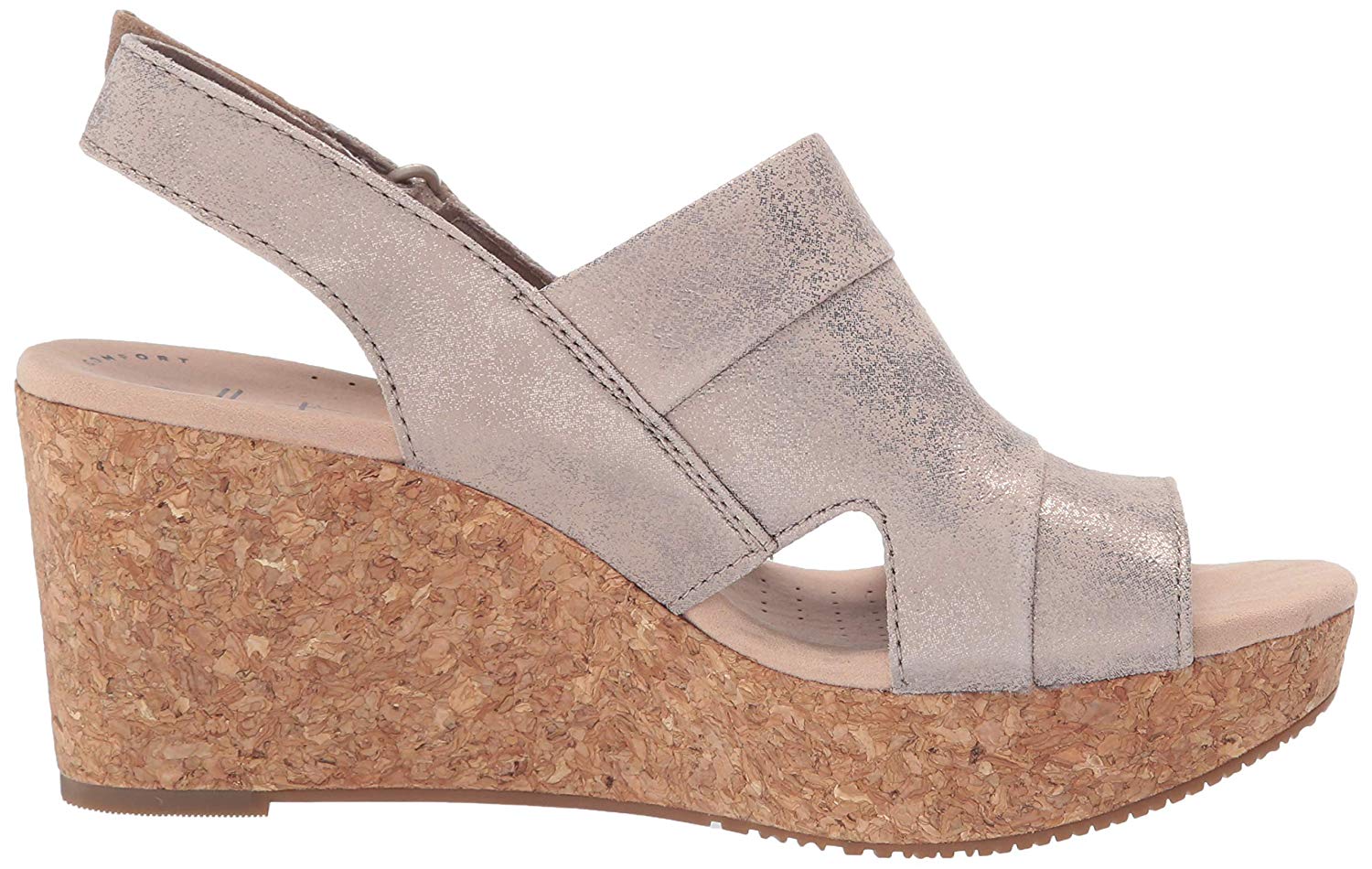 clarks annadel ivory women's platform wedge sandals