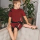 thumbnail image 4 of Balery Minimalist Romantic Dinner Conjunto de Pijama Infantil de Manga Corta con Estampado – Ropa de Dormir de Algodón Suave-3X-Large, 4 of 6