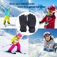 thumbnail image 2 of TAIAOJING Kids Ski Mittens Gloves Windproof M/L Size Winter Warm Boys Outdoor Skating Snow Kids Ski Girls Gloves Snowboarding Kids Gloves & Mittens, 2 of 7