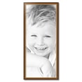 thumbnail image 2 of ArtToFrames 17" x 40" Honey with Gold Picture Frame, 17x40 inch Brown MDF Poster Frame (WOM-4446), 2 of 7