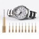 thumbnail image 5 of Link 10pcs Correa De Reloj Ajustador Aguja Banda De Reloj Link Pin Removedor Herramienta Oro, 5 of 7