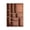 D, variant on Mini Wooden Grid Storage Tray, Multi Compartment Geometric Divided Wood Display Box, Tiny Pocket Size Rock Crystal Specimen Organizer for Gemstone, Sea Stone, Mini Collectibles,A
