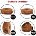 thumbnail image 4 of European Leather Works - Buffalo Belt Blanks 8-10 oz 3-4mm Size: 1.75"x60" 4.5x152.4cm - Vintage Tan Color Full Grain Leather Belt Straps/Strips for Tooling, Holsters, 4 of 8