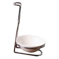 thumbnail image 4 of UPRIGHT SPOON REST CHROME STAND NIP Single round bowl, 4 of 8