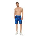 thumbnail image 6 of Tyhengta Mens Shorts Casual Sports Drawstring Zipper Pockets Elastic Waist CamoBlue 36, 6 of 8