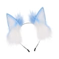 thumbnail image 2 of Aro para el Pelo Yinane con Decoración de Orejas Azul para Actuaciones y Disfraces, 2 of 8