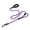 Purple, variant on JoyPetto 6ft Reflective Dual Handle Dog Leash, 1/2-Inch Thick Heavy Duty Padded Rope with Traffic Handle for Medium & Large Dogs, Black