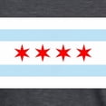 thumbnail image 3 of CafePress - Chicago Flag T Shirt - Womens Tri-blend T-Shirt, 3 of 4