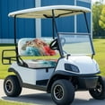 thumbnail image 4 of Aplkyhs Sea Turtle Golf Cart Seat Covers 2-Person Seats Golf Cart Back Seat Kit Club Car Seat Covers Easy to Install Heavy Duty Golf Cart Seat Cover Seat Bottom & Backrest Cushion, 4 of 7