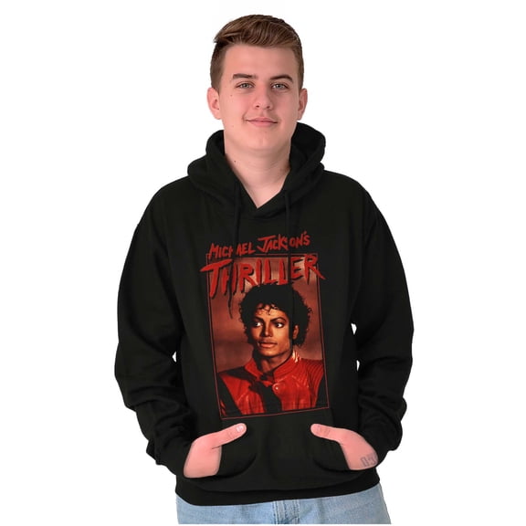 Michael Jackson Thriller Music Video Graphic Pullover Hoodie Brisco Brands S