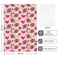 thumbnail image 2 of 4 Pcs Football Cherry Pink Pattern Funny Kitchen Towels, Microfiber Dish Towels, Kitchen Tea Towels Set 18" X 26", 2 of 6