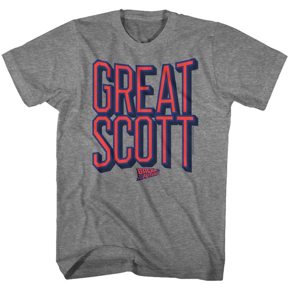 Back To The Future T-Shirt pour Adulte Great Scott Graphite