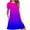 Hot Pink, variant on Women's Dress Ndbuld Women's Summer Casual Short Sleeve T Shirt Dress Tiered Mini Dresses With Pockets Gray M