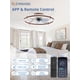 thumbnail image 5 of Ventilador de techo ZMISHIBO de 61 cm con luz LED y 6 velocidades con control remoto, 5 of 7