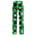 thumbnail image 6 of Xuniizn Pajamas Pants for Women, Plus Size Elastic Christmas Plaid Loungewear Pants, Holiday Cozy Casual Pajamas, 6 of 7