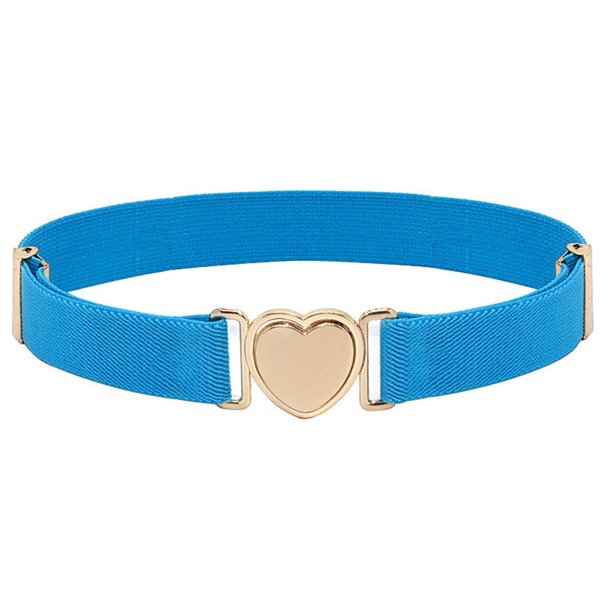 CAIROYAR Cinturón elástico para niñas y niños Cinturón ajustable para pantalones de adolescentes Corazón NUEVO. Cinturón S4