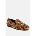 thumbnail image 2 of Meopa Horsebit  Studs Metallic Leopard Print Loafers, 2 of 5