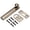Silver, variant on Barn Slide Latches Door Bolt Lock Bathroom Home Security Metal Concealed Door Latches Doors Security Locks