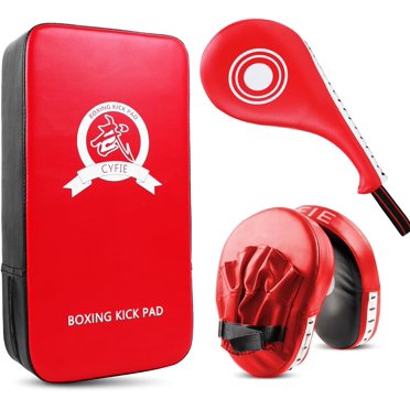 Martial Arts Strike Pad – Small Handheld Vinyl Striking Ball For Punching, Kicking & Knee Training