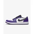 thumbnail image 1 of Men's A i r-Jor-dan 1 Low Golf Shoes 'Court Purple' Retro 1 Size 9 - 15 DD9315-105, 1 of 6